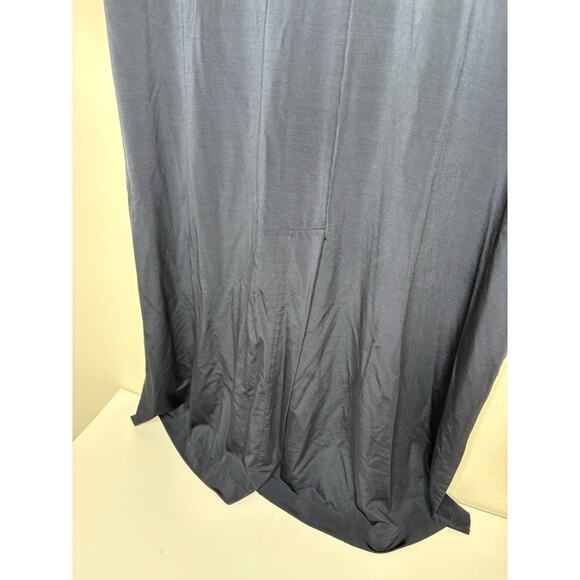 Chicos Travelers Size 2P US 12/14P Duster Cardigan Long Sleeve Blue 3 Button - Picture 6 of 11